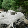 Hole rock on the river Teign, Dartmoor
