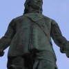 Statue of Oliver Cromwell in Wythenshawe Park, Wythenshawe, Greater Manchester