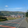 The picture shows the approch to Darwen, Lancashire from MARSH HOUSE LN