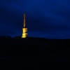 Candlestick at night. Whitehaven harbour, Cumbria