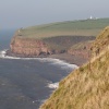 Fleswick Bay as seen from St Bees clifftops, Cumbria