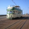 A Blackpool Tram at Uncle Tom's Cabin, Blackpool. August 2005