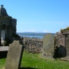 St. Mary's graveyard, Holy Island, Northumberland.