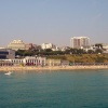 Bournemouth East Cliff, as seen from the pier