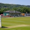 Ramsbottom Cricket Club Pavilion, home of the Lancashire League site.
