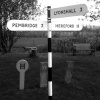 Direction sign at Broxwood, Herefordshire