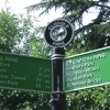Signpost. - Clissold Park. - Stoke Newington. - July 2006