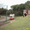 Bus and Tram at Beamish Museum, Co Durham