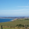 view towards Weymouth from Osmington Mills, Dorset