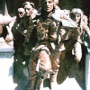 The Battle of Britain Memorial, along the Victoria Embankment in London.