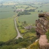 The view from Beeston Castle near Chester