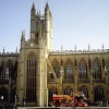 Bath Abbey at Spring time
