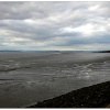 Heysham, Lancashire. Half Moon Bay view towards the Lake District.