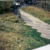 The old tramway near Great Bridge street, Wednesbury, Birmingham. It closed in 1964.