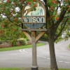 The village sign at Wilson, North-West Leicestershire.