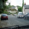 Saturday morning, selling meat outside the pub in Churchingford, Somerset