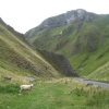 Winnats Pass near Castleton, Derbyshire. August 2006