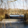 A bridge along Magdelen College Walk, Oxford University Parks, near St Catherine's College, Oxford.
