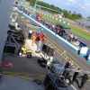 The Pits during a Radical Series race at Donington Park Circuit, Derbyshire