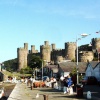 Conwy Castle and harbour