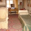 The chair in which The Duke of Wellington died. Room in Walmer Castle