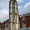 An unusual 19th century memorial at Ashby de la Zouch, Leicestershire.
