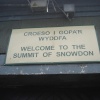The Summit of Mount Snowdon, Llanberis, North Wales.