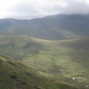 On the way to the Summit of Mount Snowdon, Llanberis, North Wales.