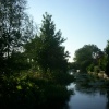 River Ivel from the footbridge in Langford, Bedfordshire