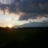 Sunset over Henlow Common, Bedfordshire