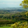 Haddon Hall and Bakewell from Stanton in Peak, Derbyshire