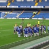 Chelsea Team preparing to pose for team photo