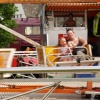 Funfair on the village green, Kirtlington, Oxon.