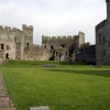 Inside Caernarfon Castle. May, 2006
