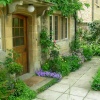 Bourton-on-Water next to the canal. - June 2006
