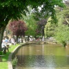 River in Bourton-on-the-Water, Gloucestershire.  - June 2006