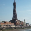Blackpool tower taken from the north pier. Blackpool, Lancashire.