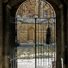 Gate of the Old Bodleian Library to Radcliffe Square.