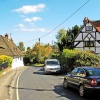 Manor Road in the old town, Didcot, Oxfordshire.