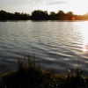 Kingsbury water park in the morning
