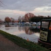 An Autumn evening by the canal at Slimbridge, Gloucestershire