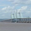 The New Severn Bridge from Severn Beach, Gloucestershire