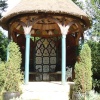 The Indian kiosk in the Swiss Gardens at Shuttleworth House near Biggleswade, Beds