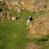 Monkey on a rock!!!Burton Dassett country park.