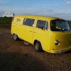 VW campers at Burton Dassett country park, Warwickshire