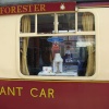 A working First Class Restaurant Car on the Great Central Railway, Loughborough, Leicestershire.