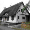 Typical whatle and daub home on Towne Square, Thurlaston, Warwickshire.