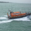Margate lifeboat returning with supplies from Ramsgate.