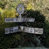 Signpost in the Oxfordshire village of Glympton