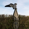 Very unusual 'designer' signpost near Glympton, Oxfordshire.